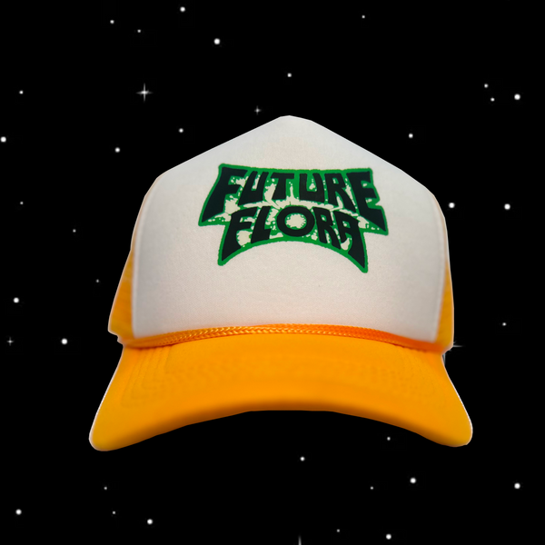 FUTURE FLORA FOAM HAT GOLD/WHITE