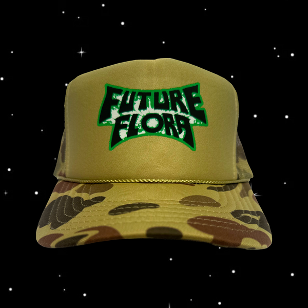 FUTURE FLORA FOAM HAT CAMO