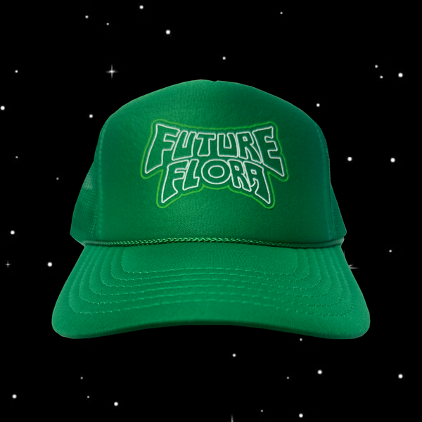 FUTURE FLORA FOAM LOGO HAT IN GREEN